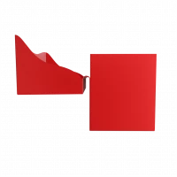 4. Gamegenic: Double Deck Holder 200+ XL - Podwójne Pudełko na Karty - Red